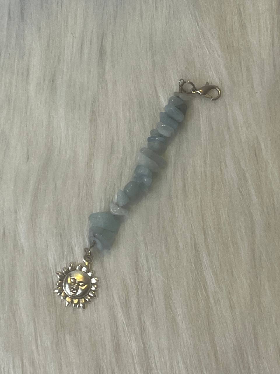 Crystal key charms