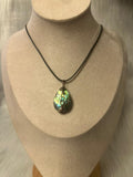 Abalone tree of life necklace