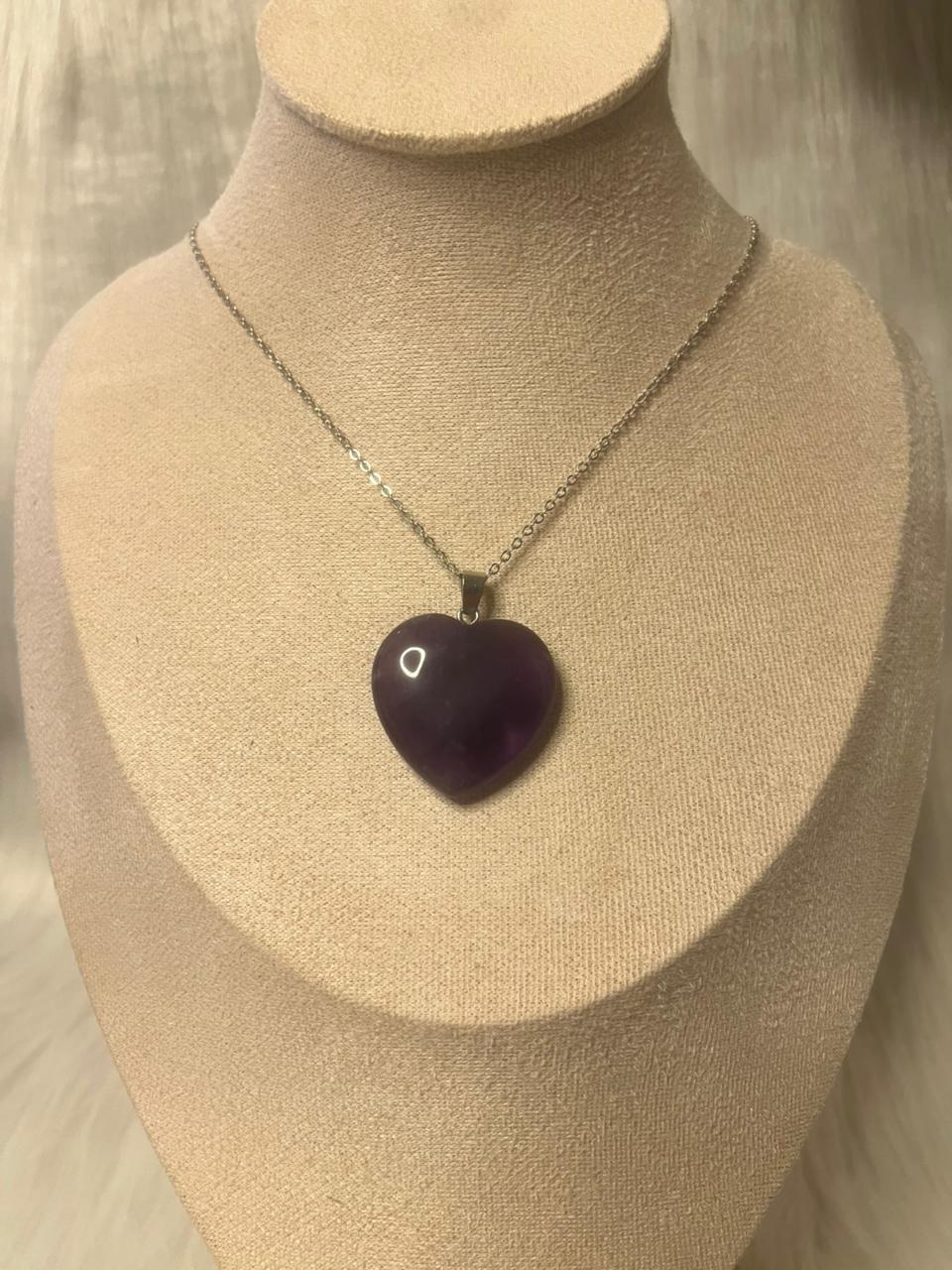 Large heart necklace