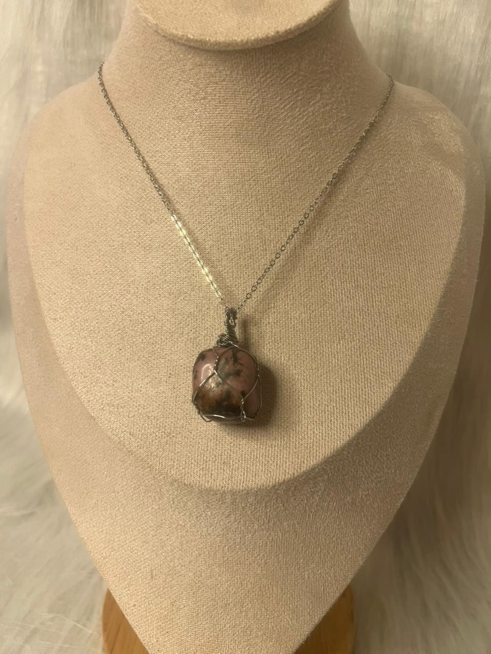 Rhodonite necklace