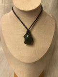 Green aventurine macrame