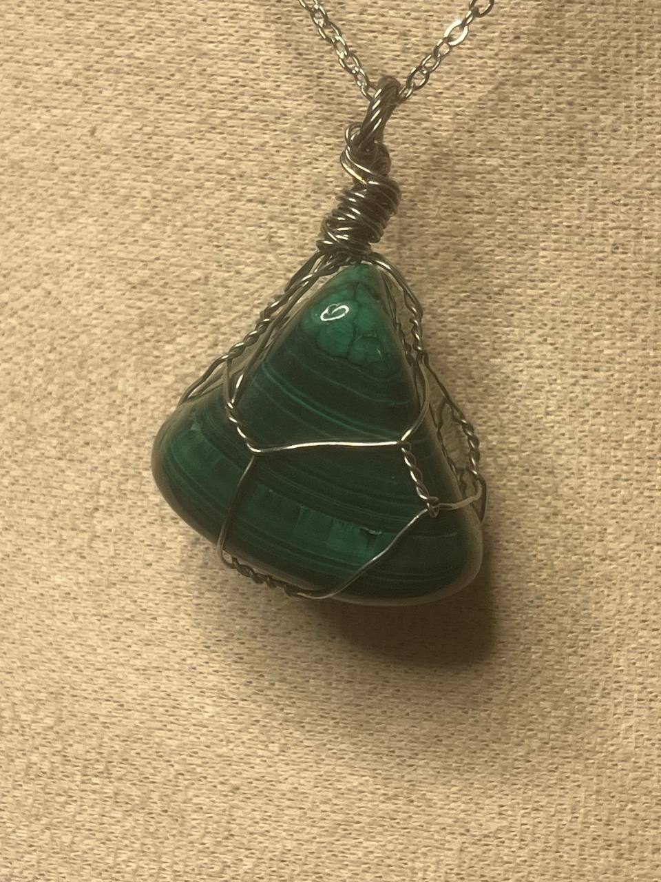 Malachite necklace