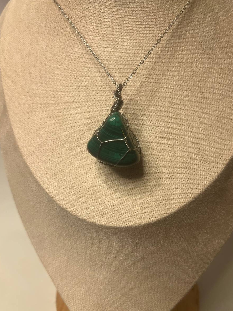 Malachite necklace