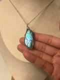 Flashy labradorite necklace