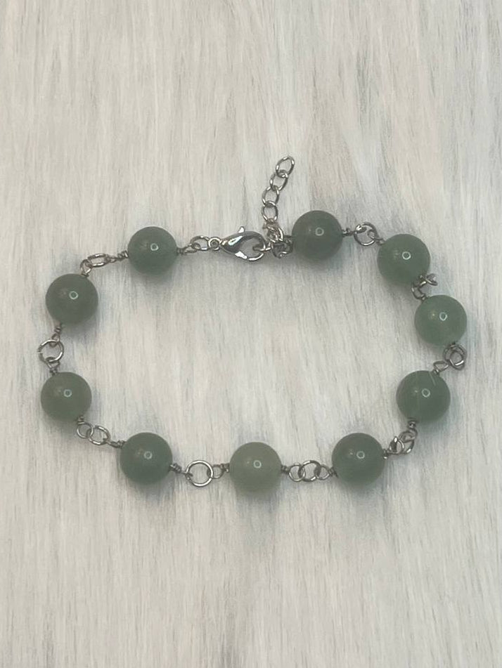 Green aventurine bracelet