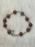 Red jasper bracelet
