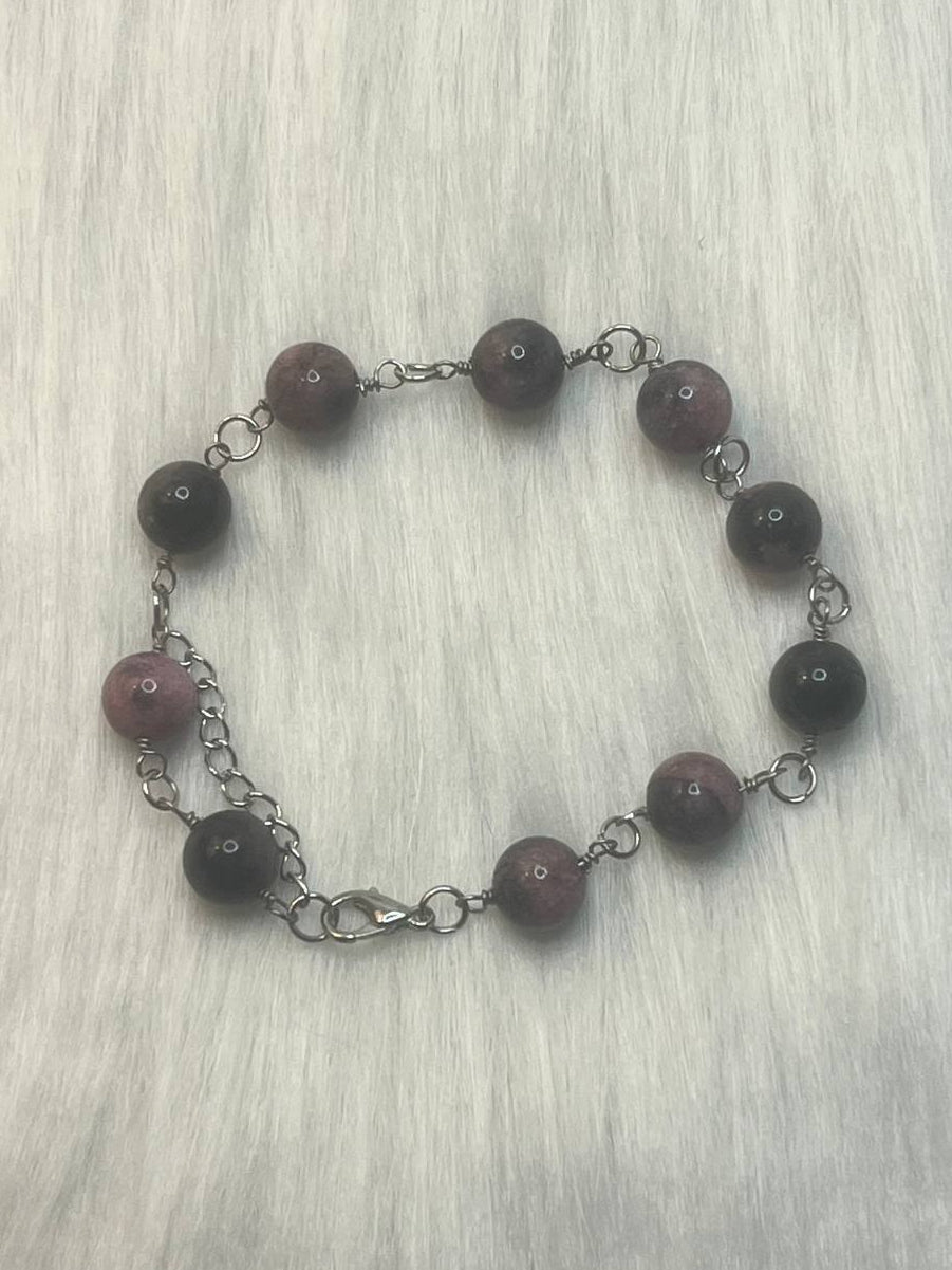 Rhodonite bracelet