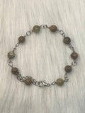 Green garnet bracelet