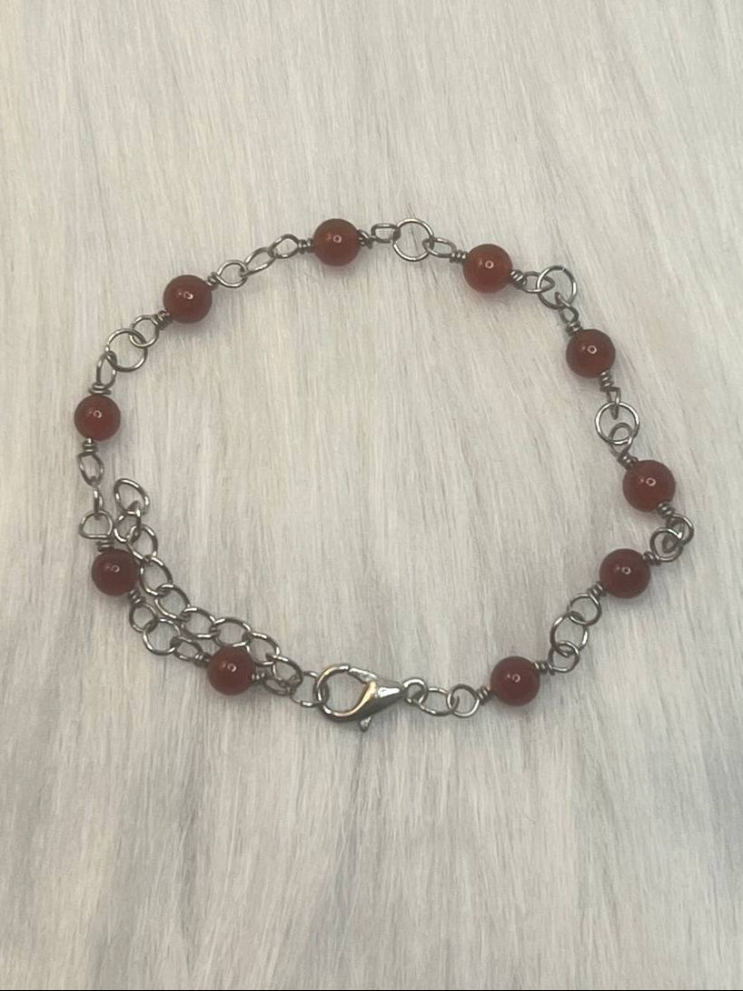 Carnelian bracelet