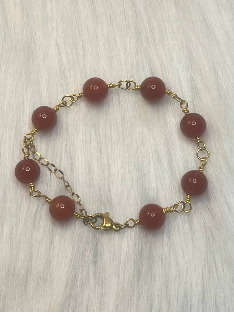 Carnelian bracelet
