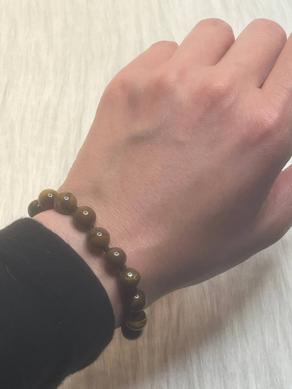 Tiger's eye macrame bracelet