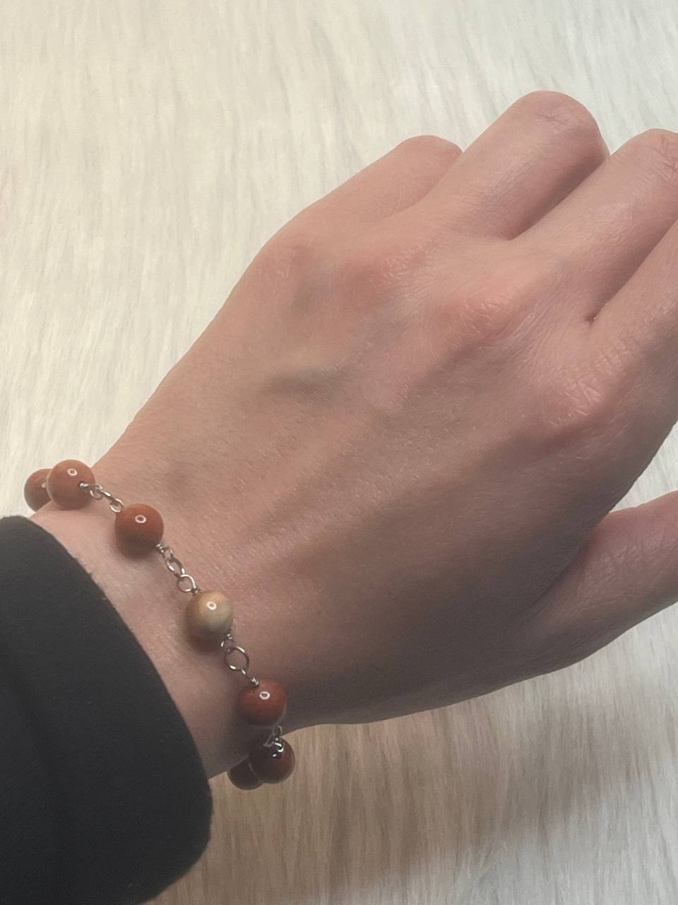 Red jasper bracelet