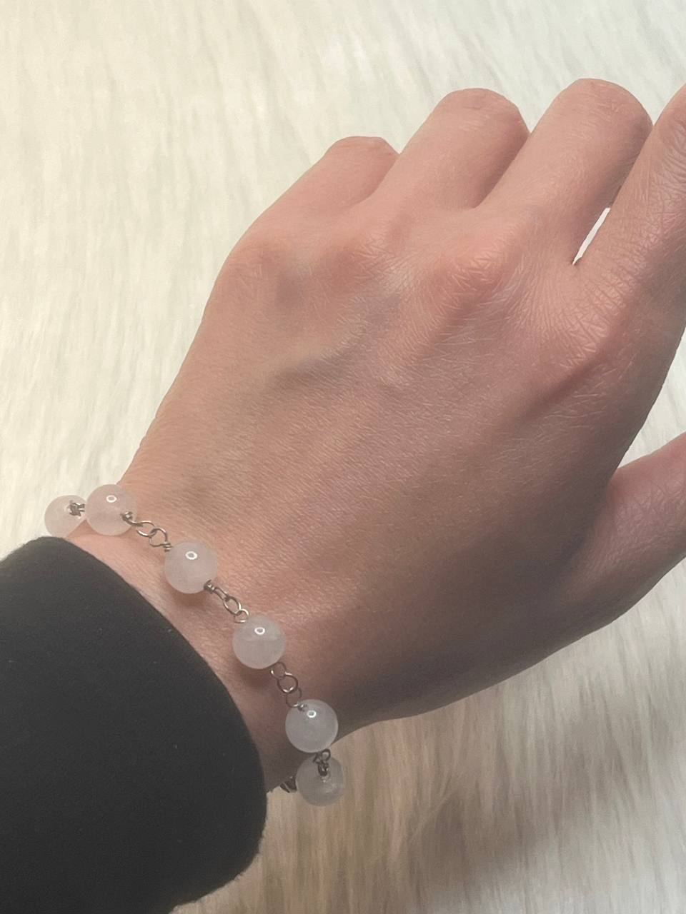 Rose quartz bracelet