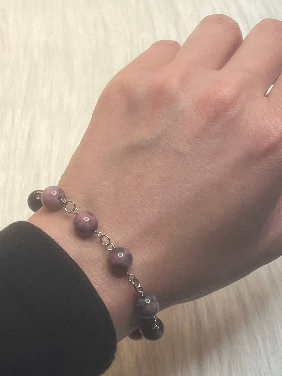 Rhodonite bracelet