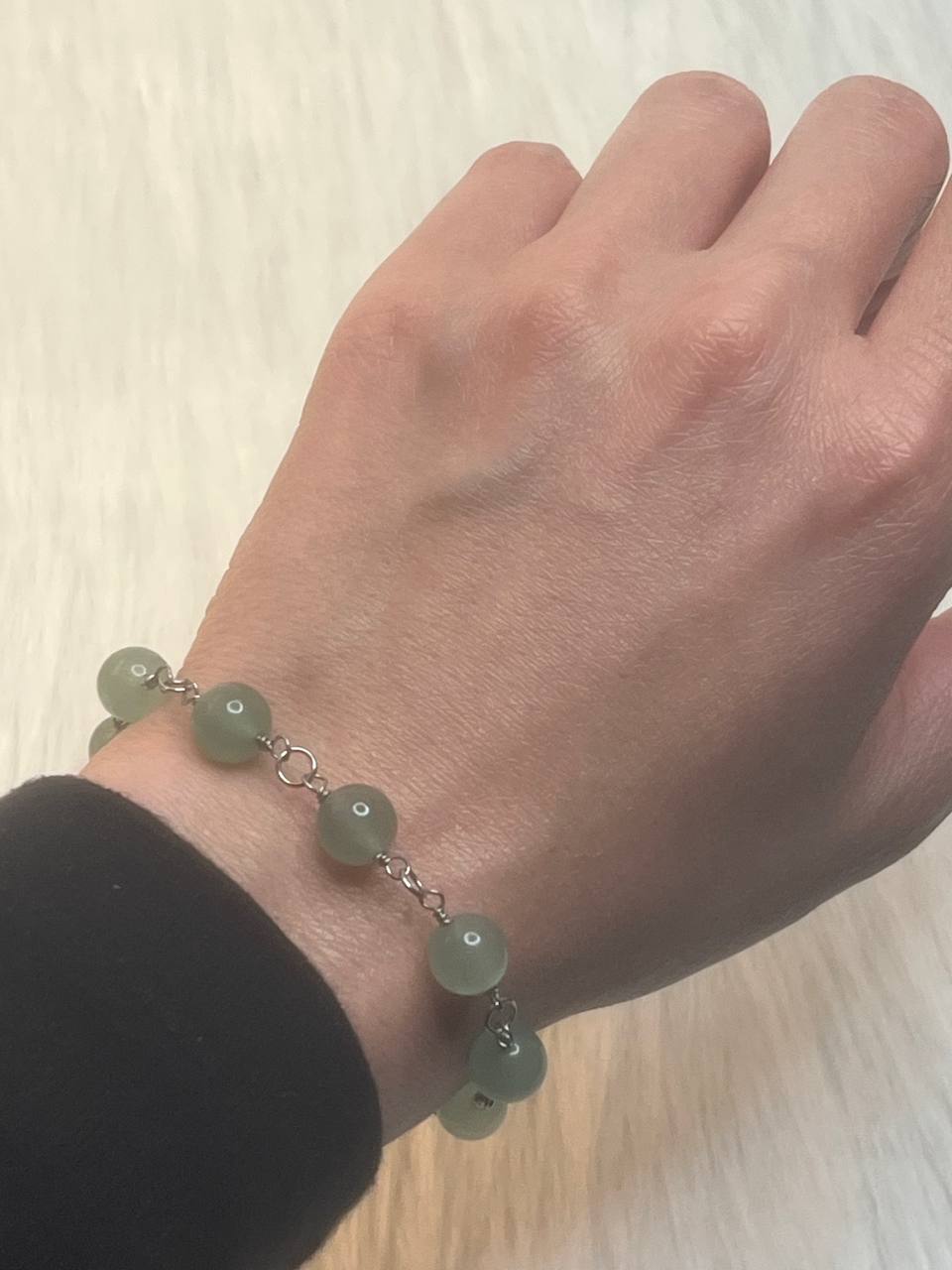 Green aventurine bracelet