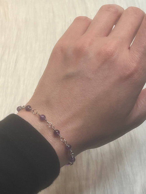 Amethyst bracelet