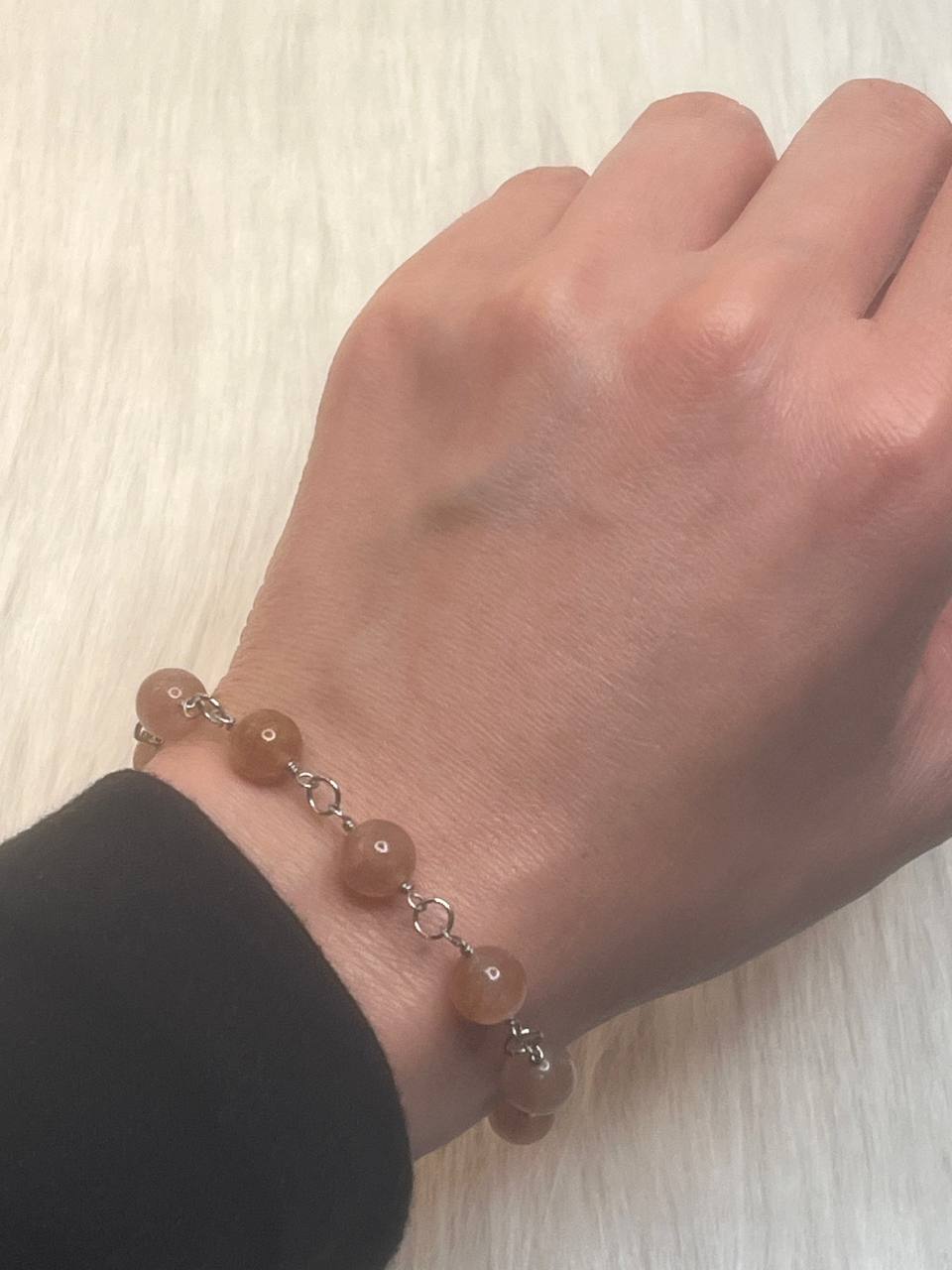 Strawberry quartz bracelet