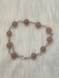 Strawberry quartz bracelet