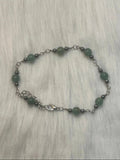 Jade x hematite bracelet