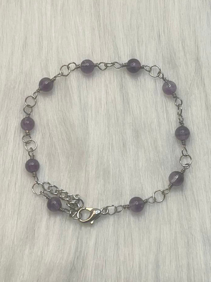 Amethyst bracelet