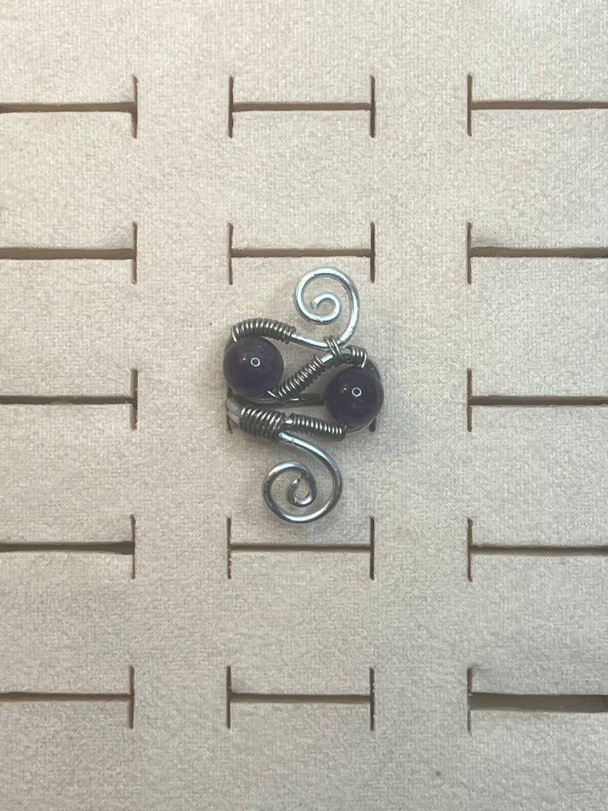 amethyst wirewrapped