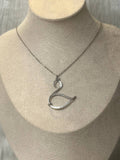 Swan necklace