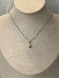 Single pearl necklace