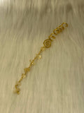 Citrine hair charm