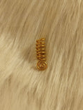 Simple spiral hair charm