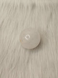 Clear quartz sphere