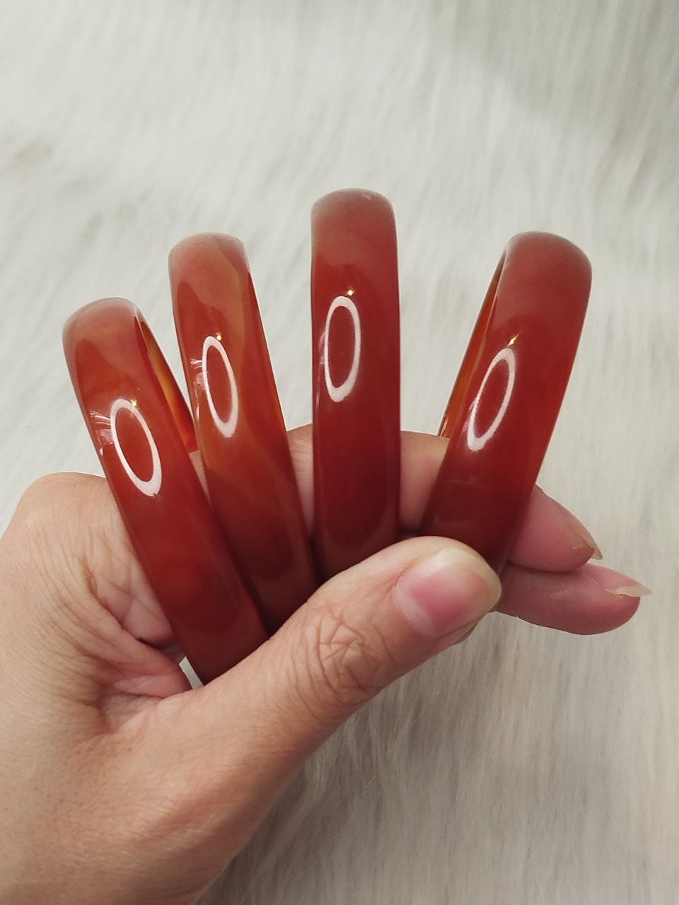 Carnelian bangles