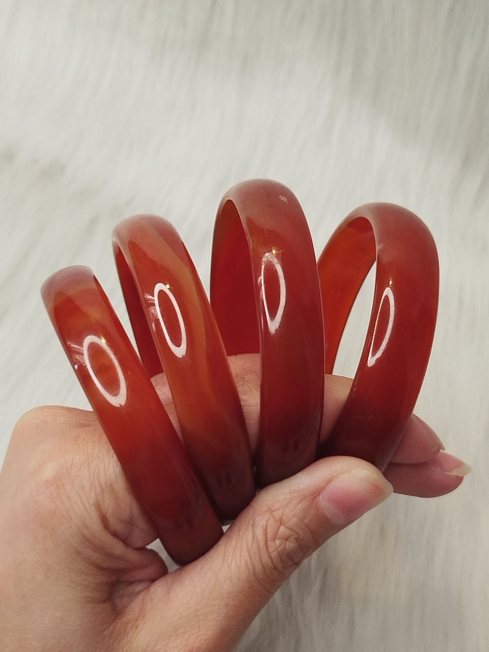 Carnelian bangles