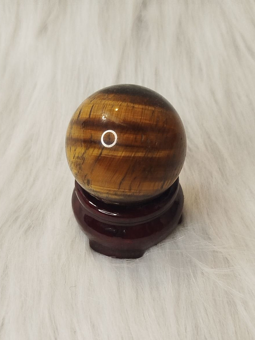 Tiger's eye sphere