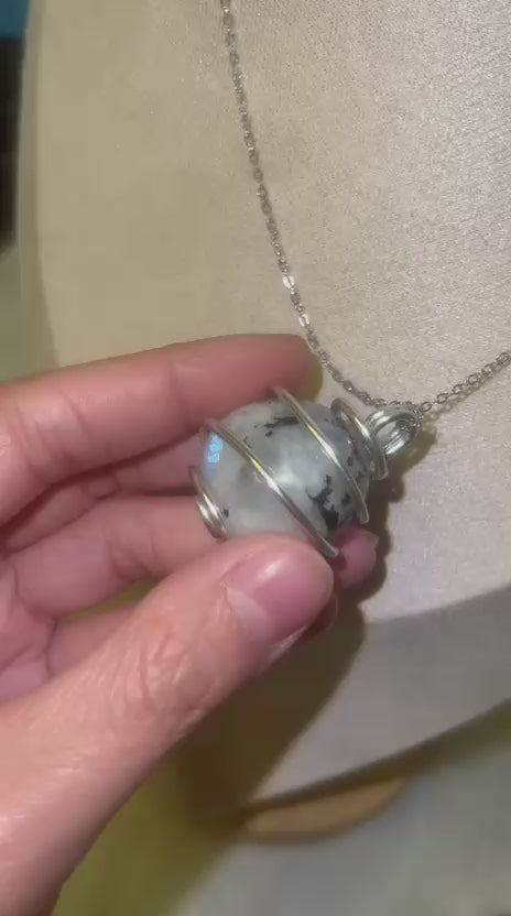 Moonstone necklace