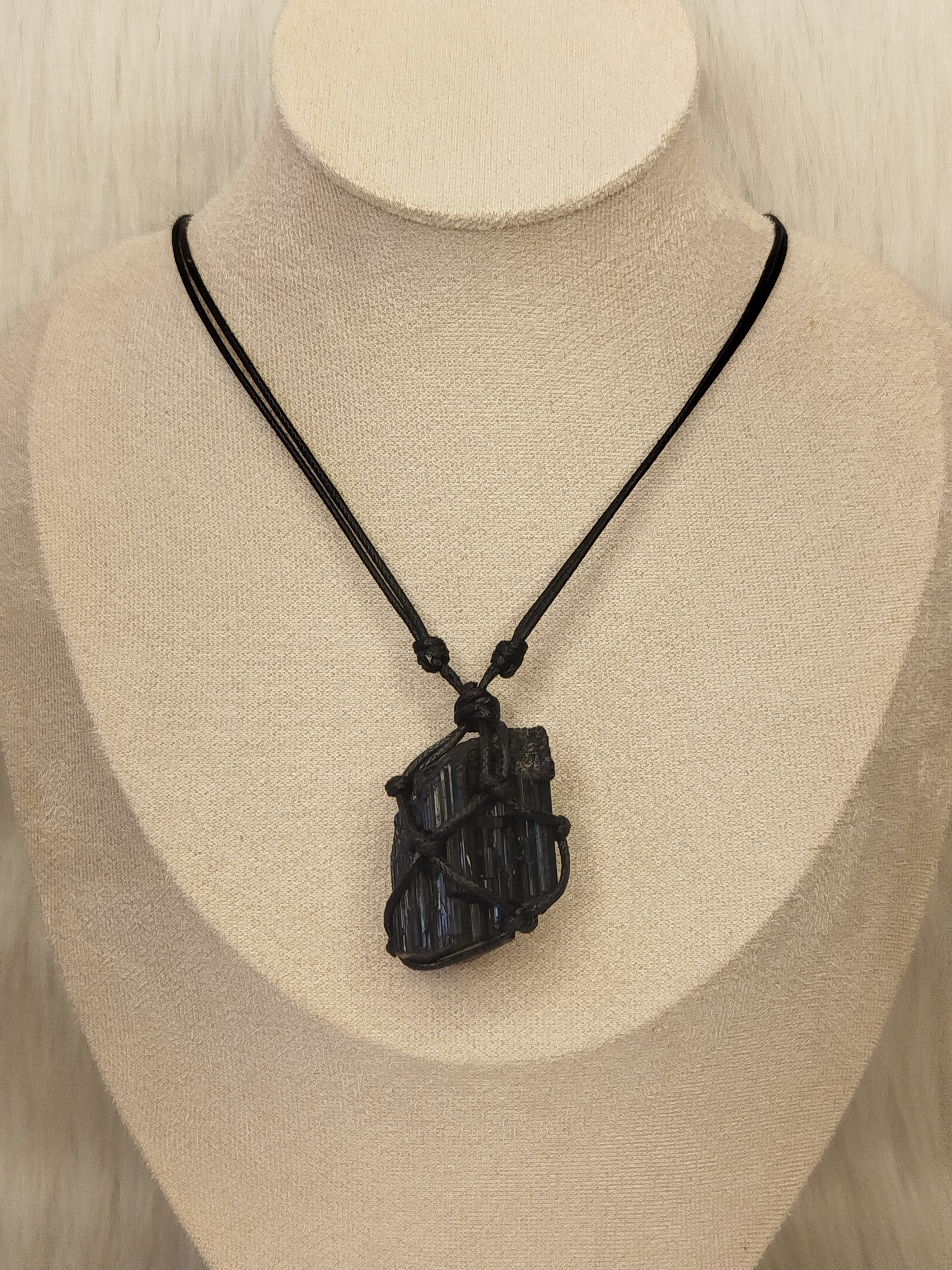 Black tourmaline necklace