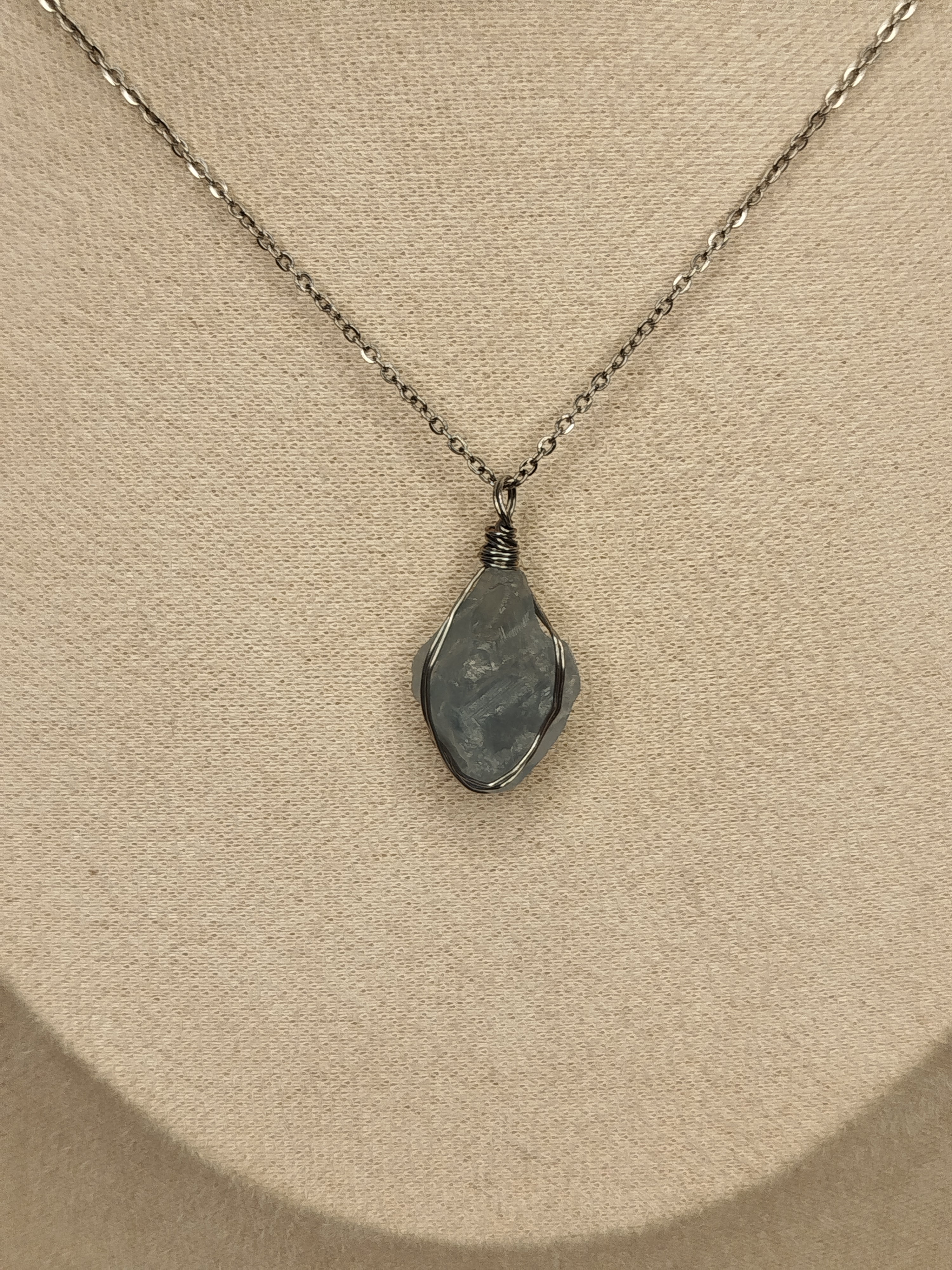 Celestite necklace
