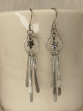 star hematite earrings