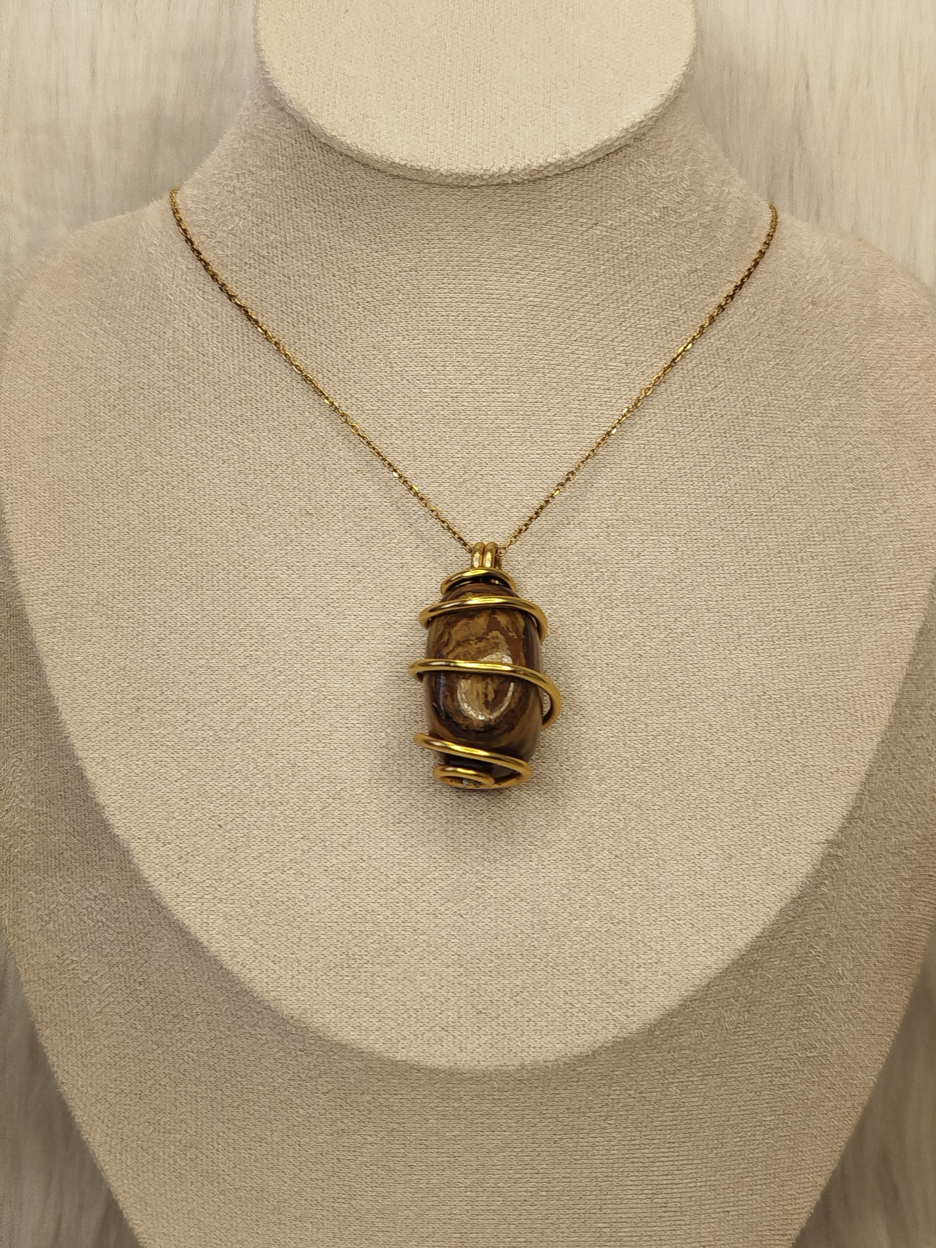 Tiger's eye necklace