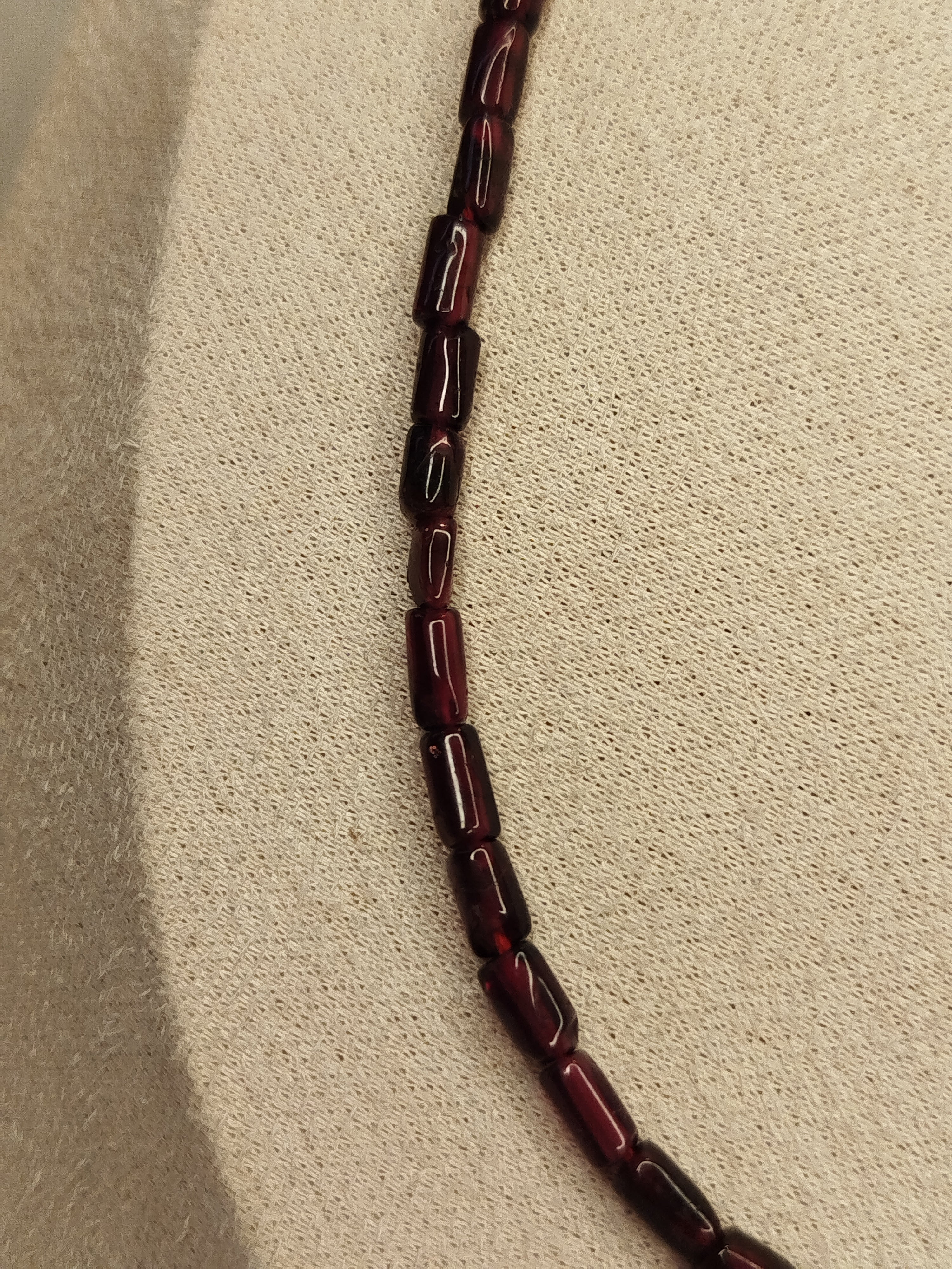Garnet necklace