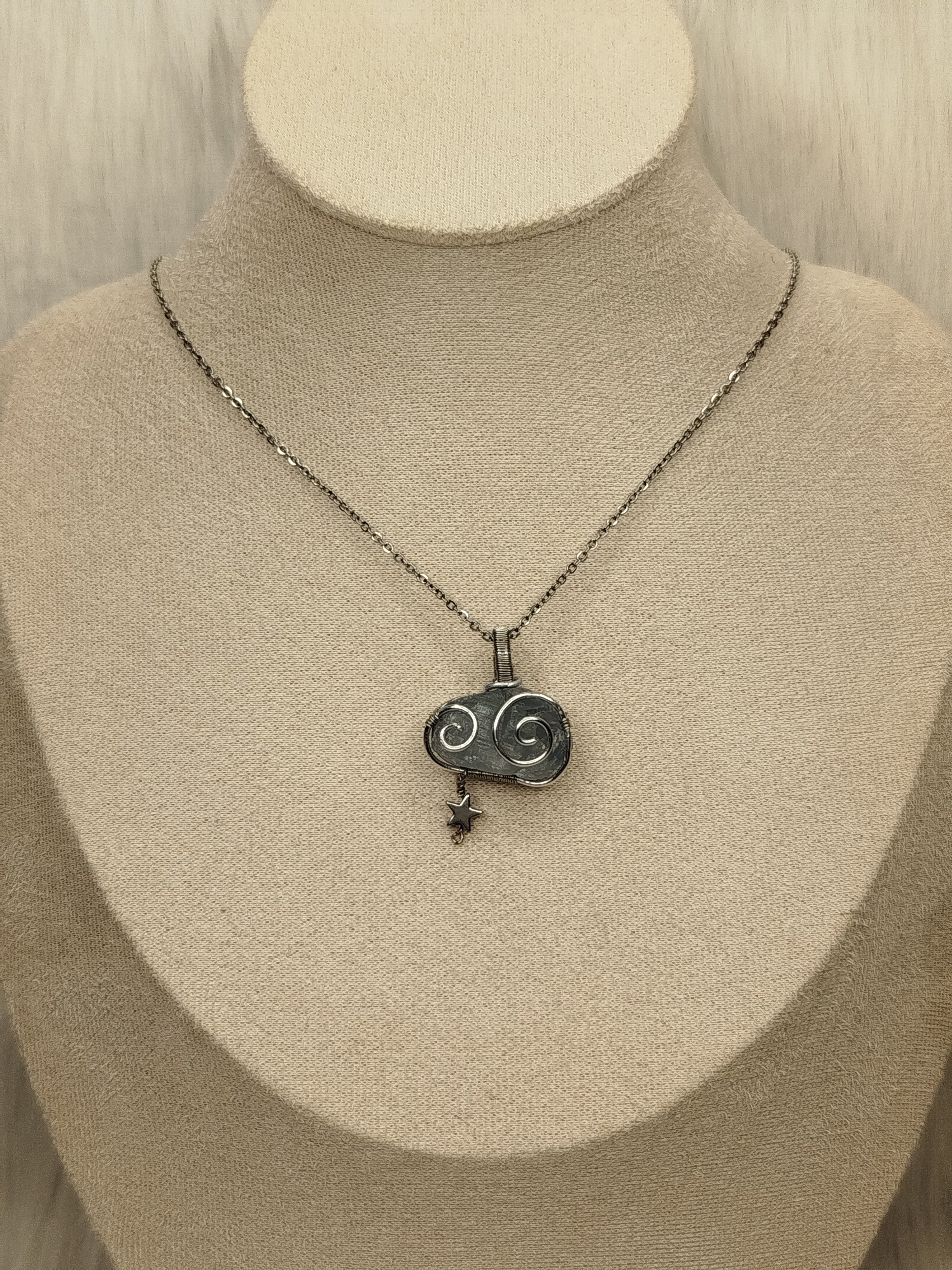Nimbus celestite necklace