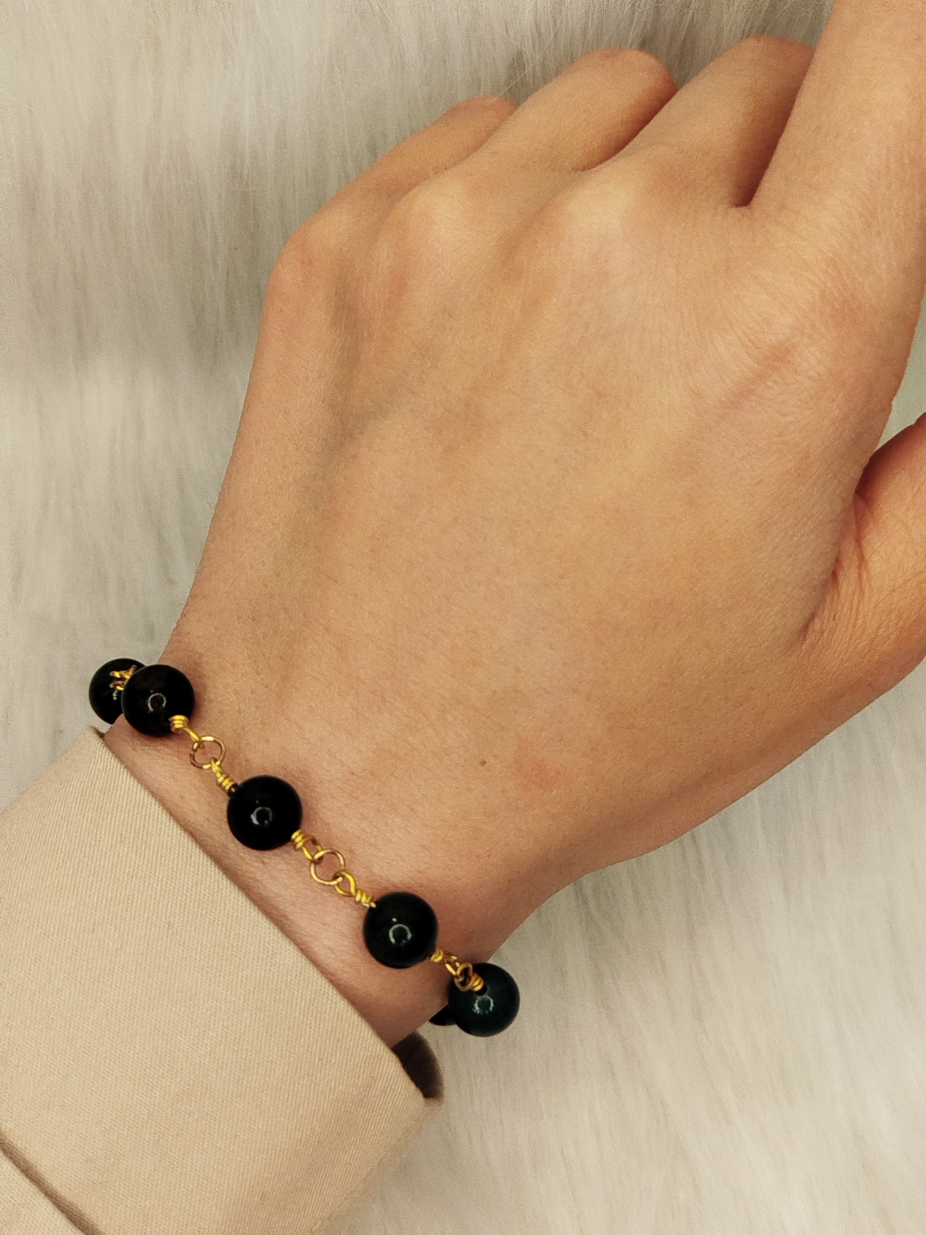 Chrysocolla bracelet