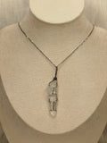 Clear quartz necklace