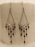 Garnet earrings