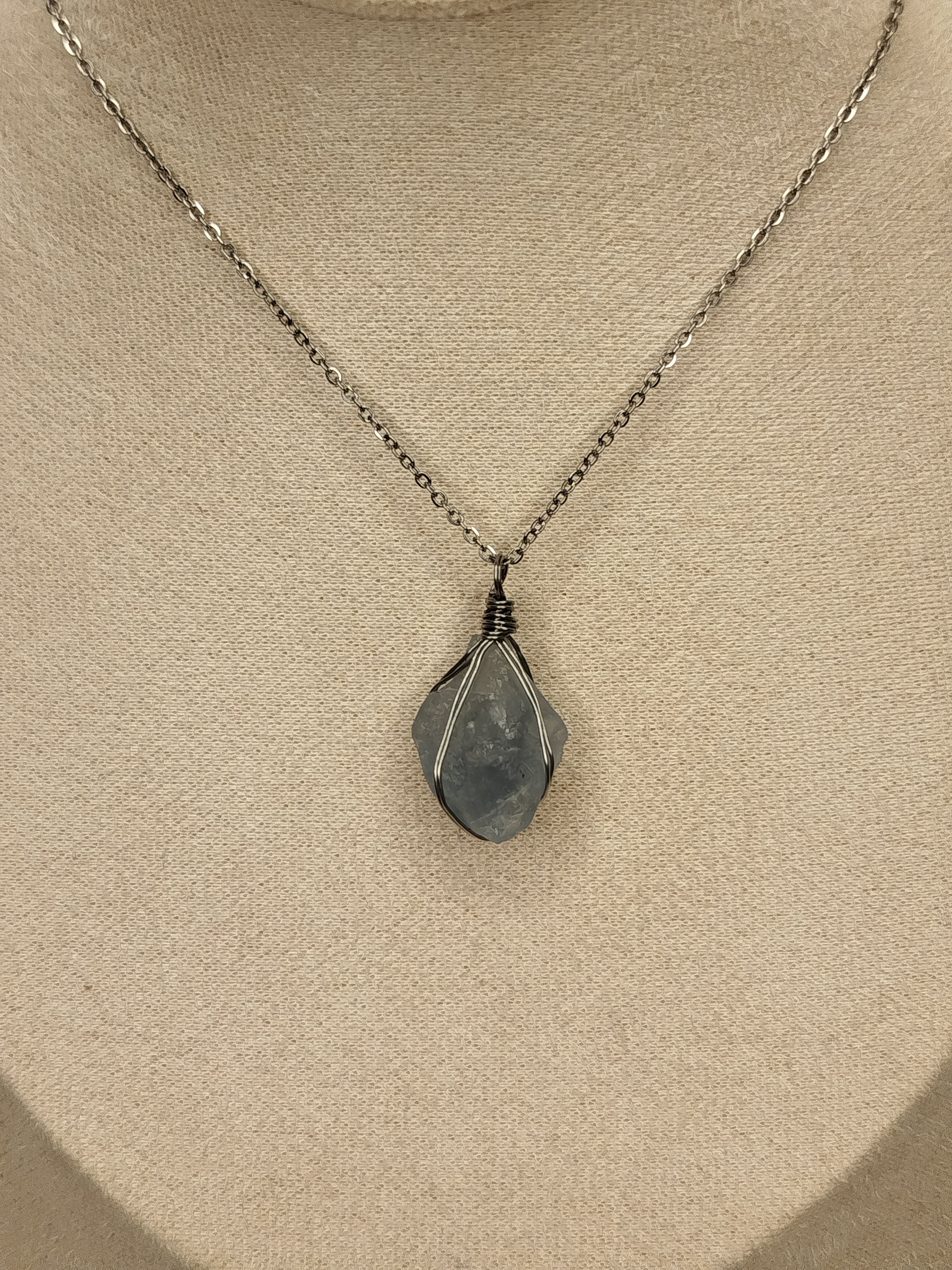 Celestite necklace