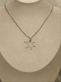 Funky star necklace