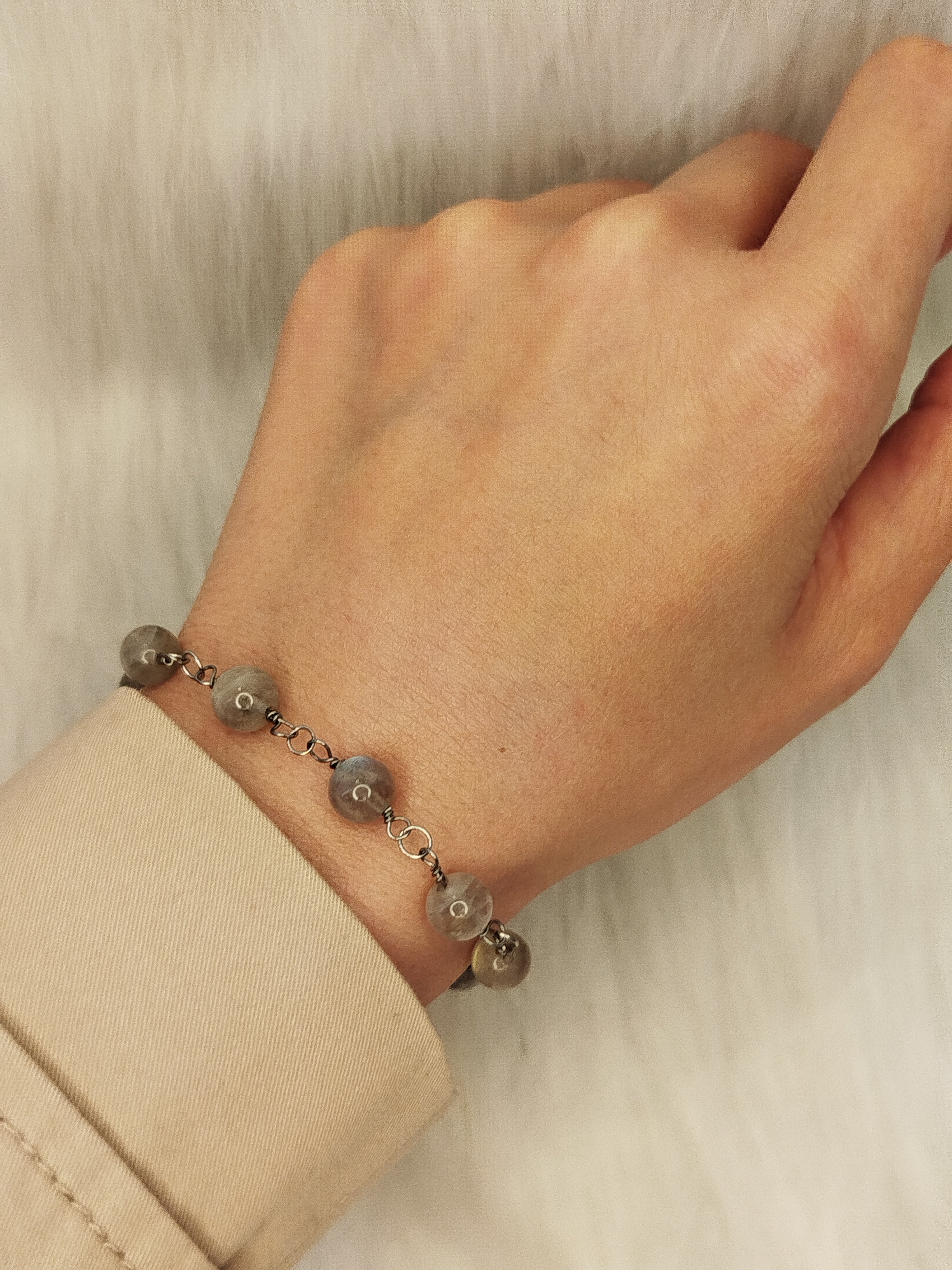 Labradorite bracelet